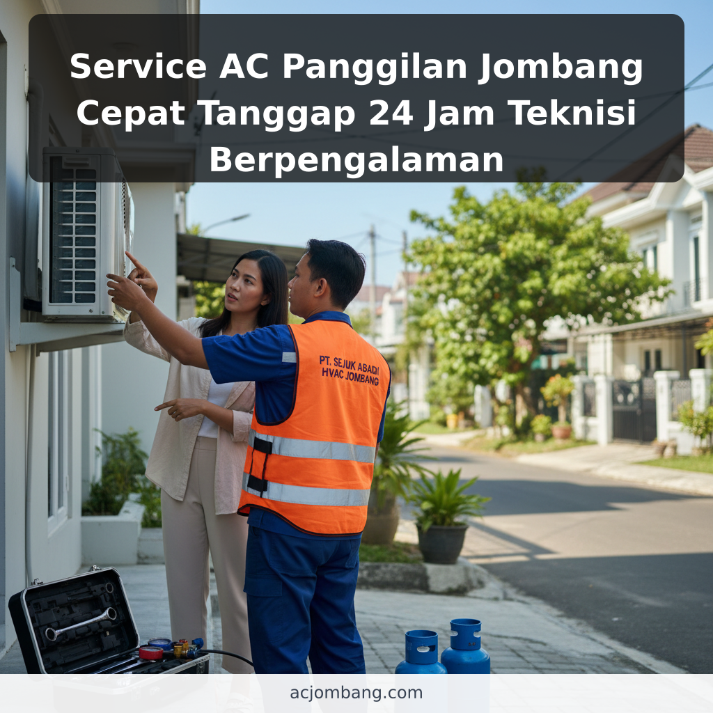 Service AC Panggilan Jombang Cepat Tanggap 24 Jam Teknisi Berpengalaman